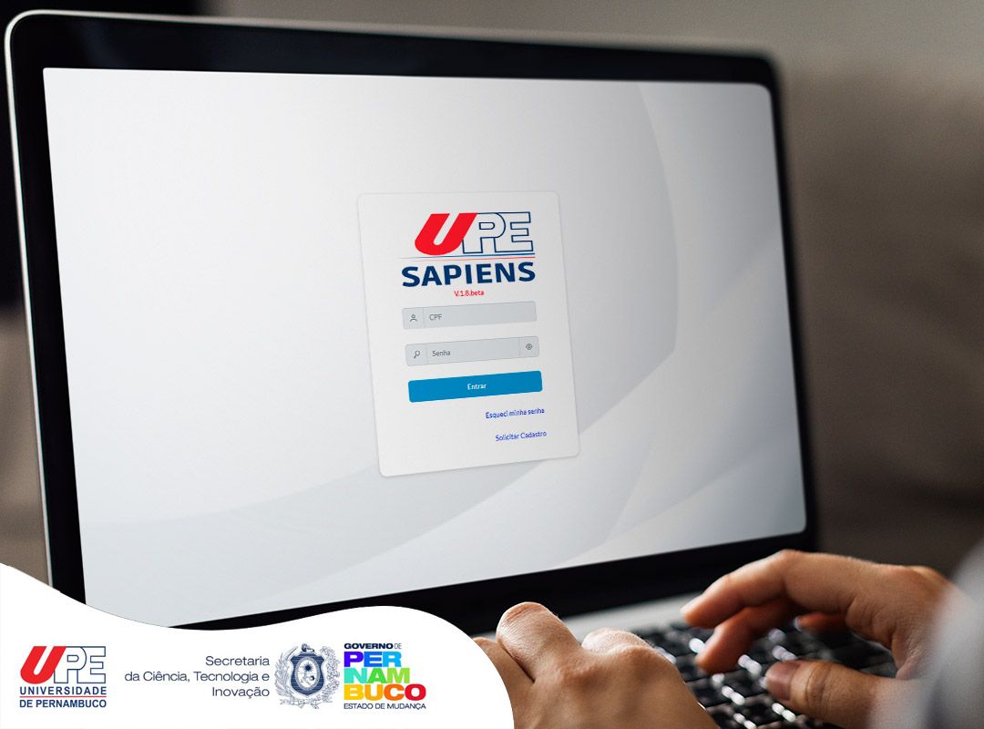 Tela de entrada do Sapiens